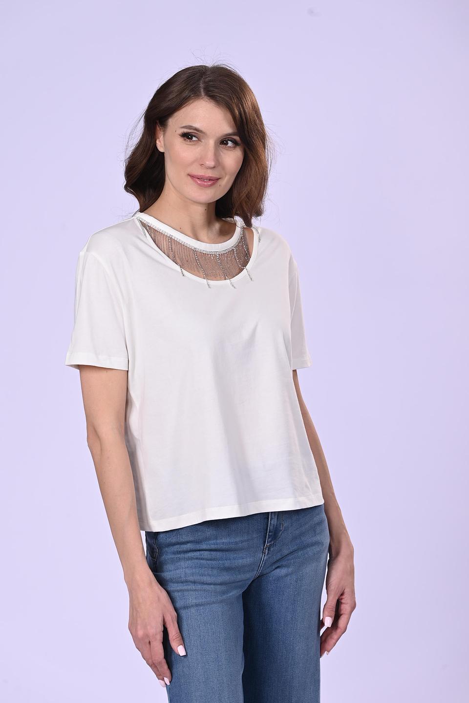 Футболка Liu-Jo с декором