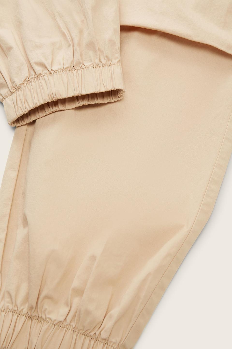 Брюки Tom Tailor дев. свободного кроя бежевые