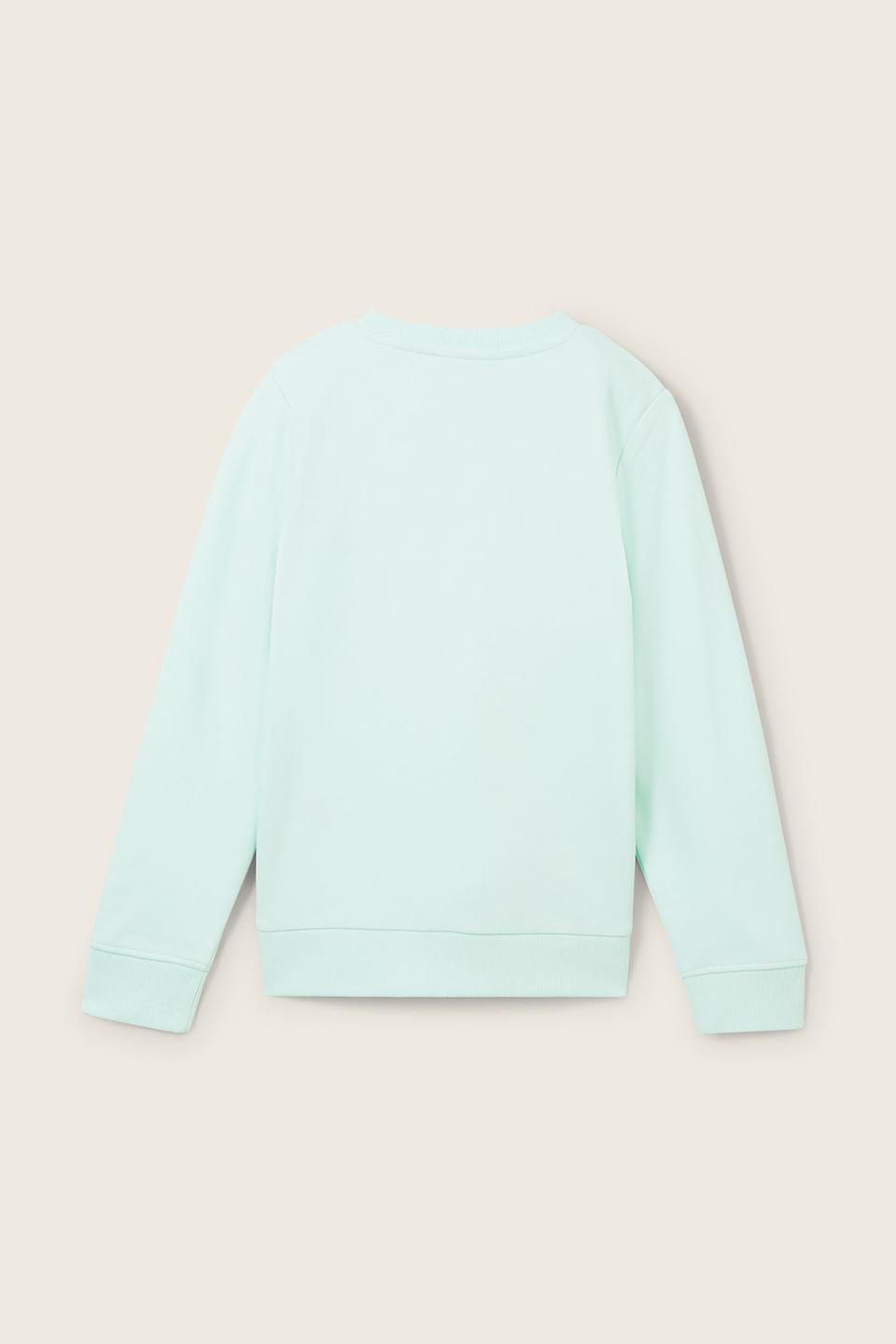 Свитшот Tom Tailor дев. с зайчиком мятный