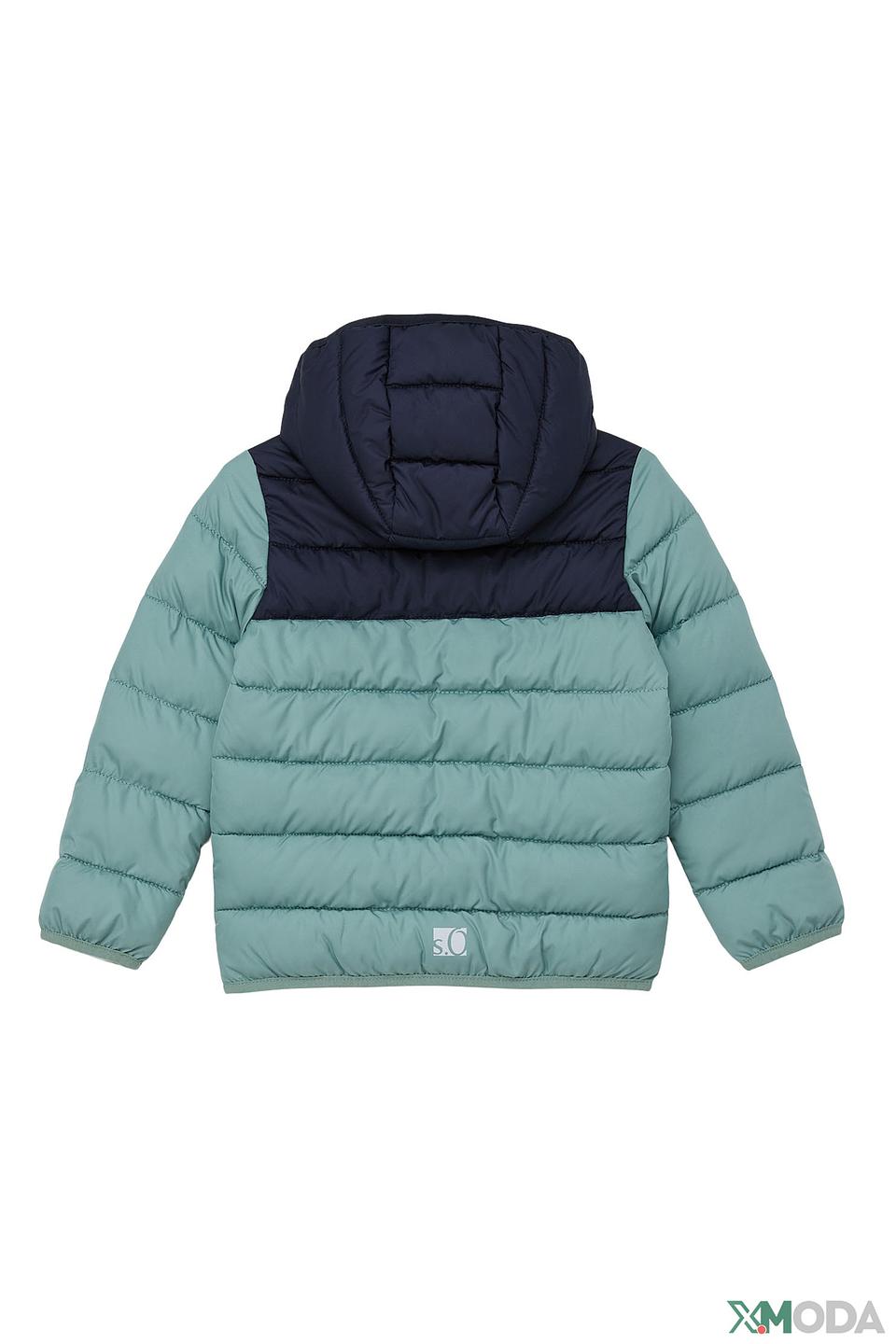 Куртка s.Oliver сине-зелёная