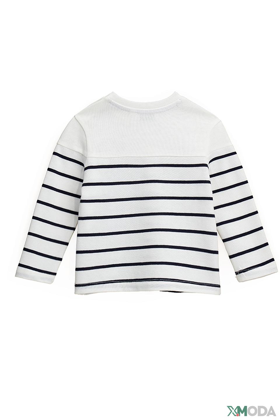 Лонгслив Original Marines в полоску белый