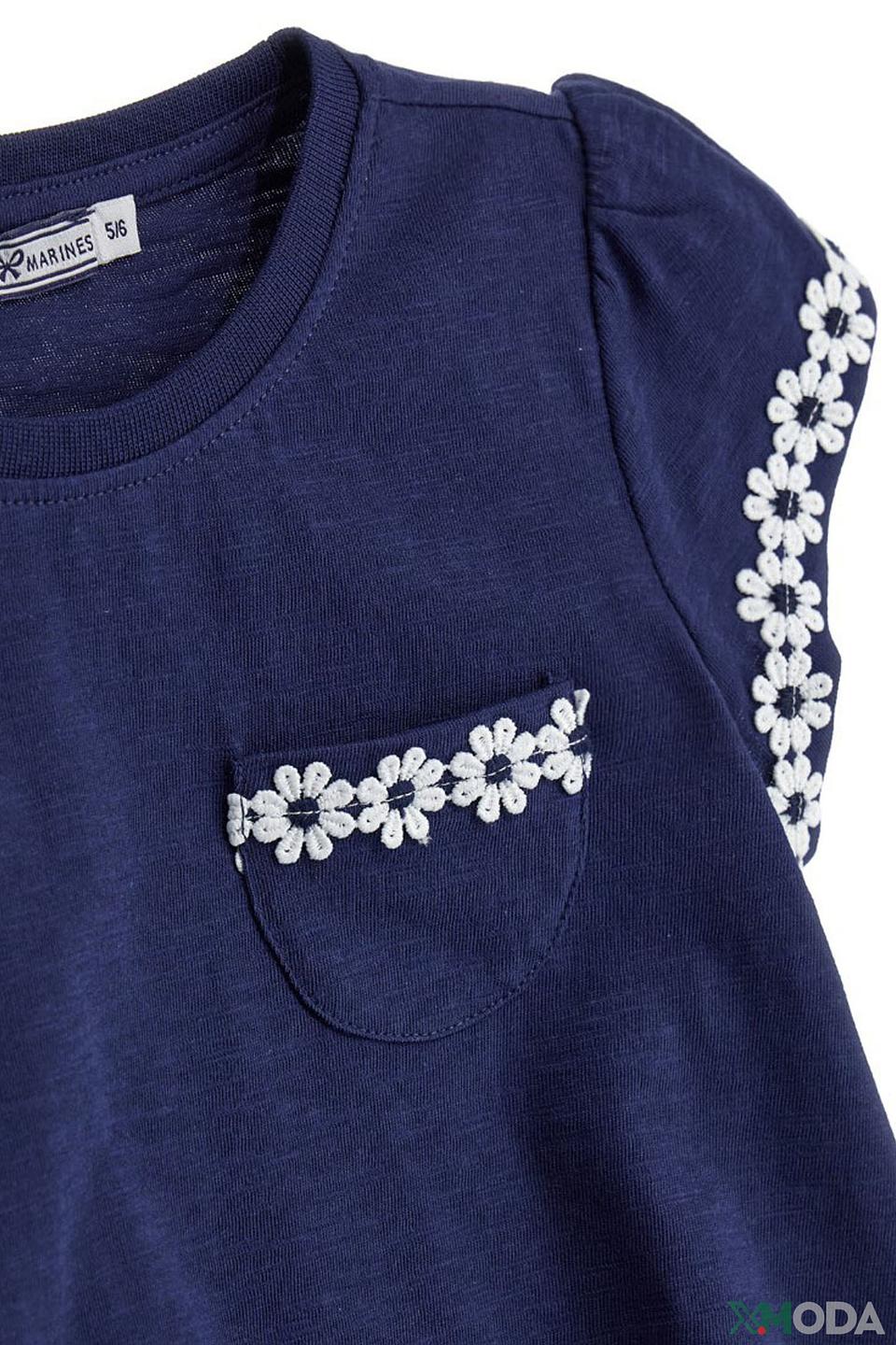 Футболка Original Marines с цветами