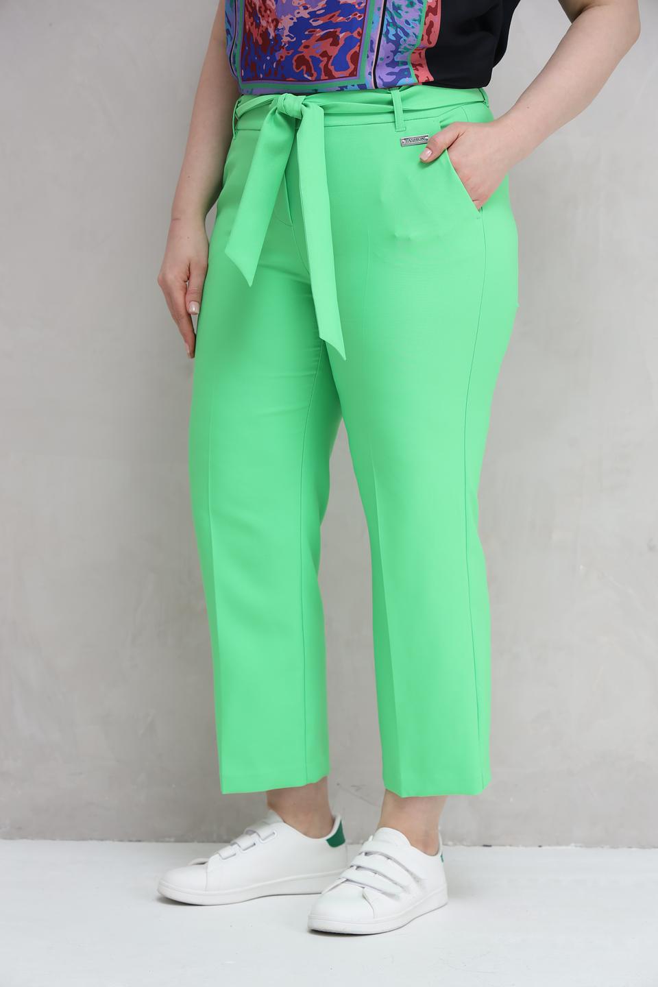 Брюки Tuzzi лайм с поясом