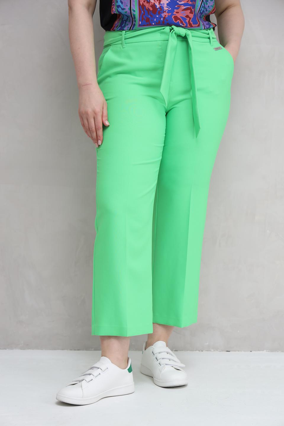 Брюки Tuzzi лайм с поясом