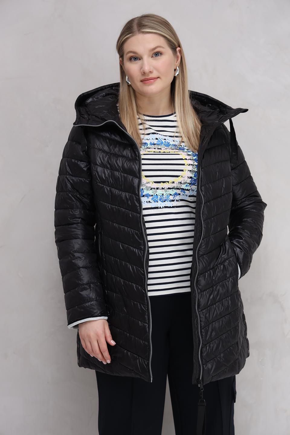 Куртка District стеганая чёрная