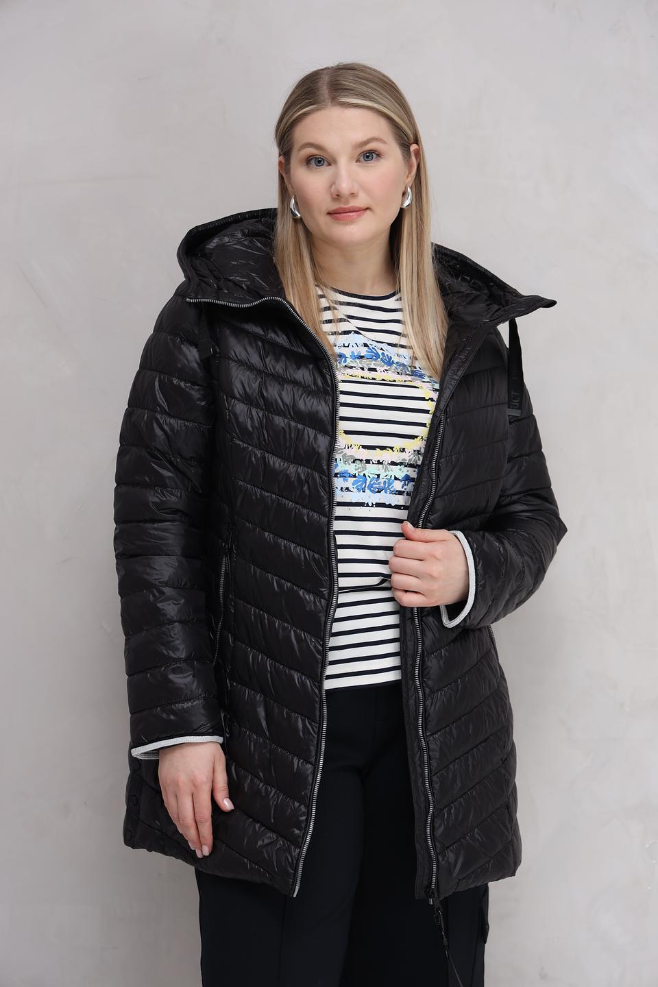 Куртка District стеганая чёрная