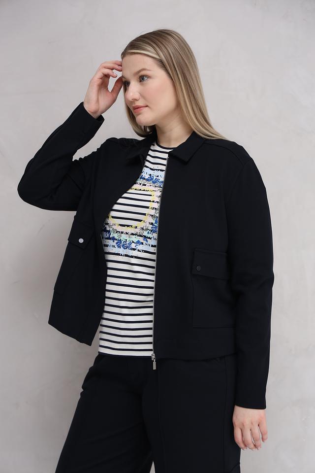 Жакет Gerry Weber чёрный приталенный