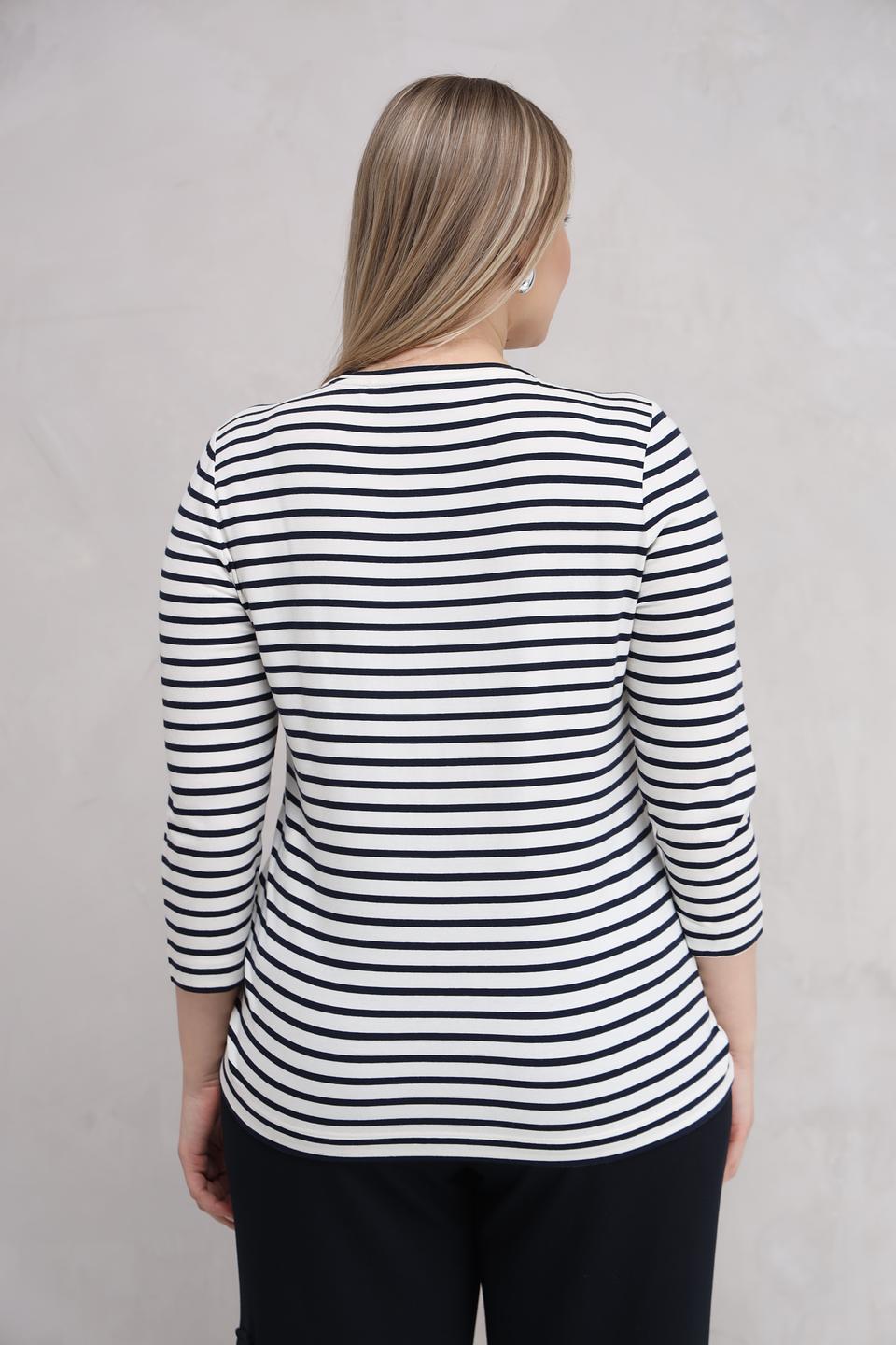 Лонгслив Gerry Weber в полоску с цветами