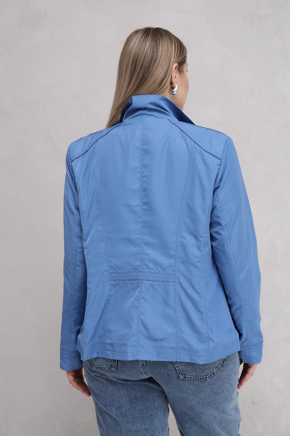 Куртка Lebek голубая с текстурой