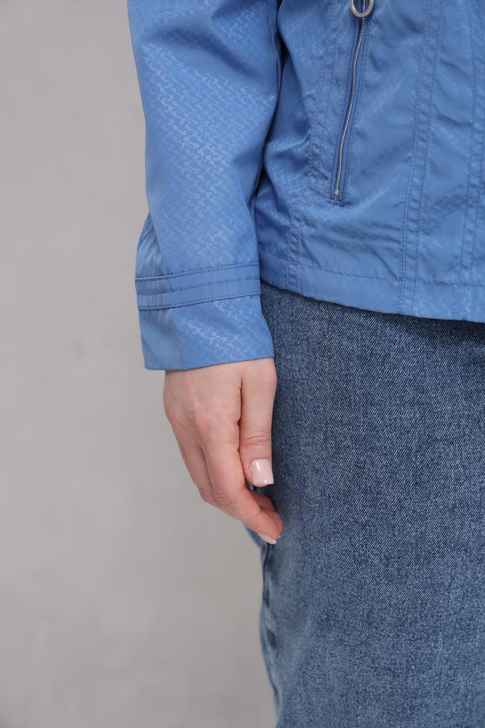 Куртка Lebek голубая с текстурой