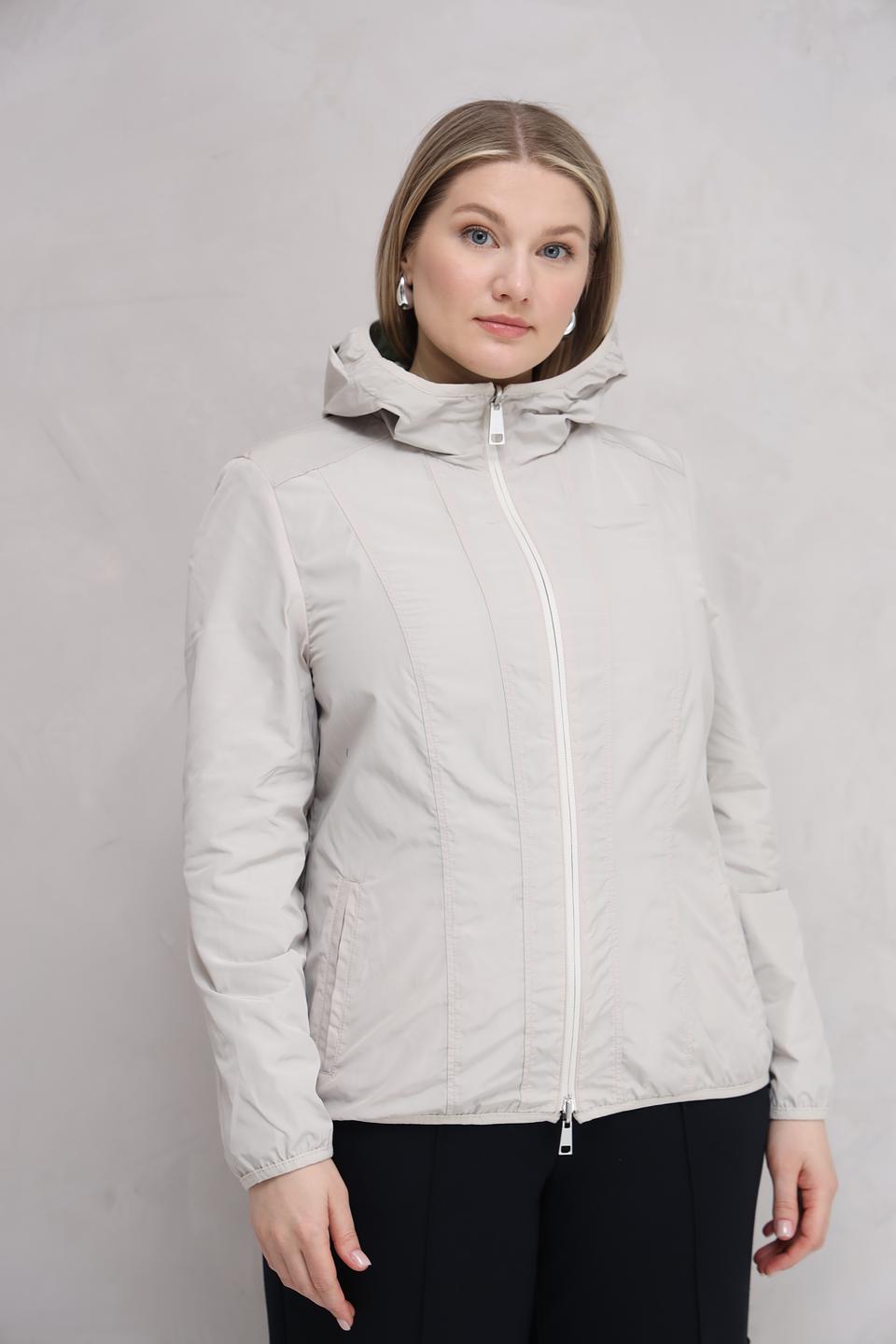 Куртка Lebek лайм с капюшоном