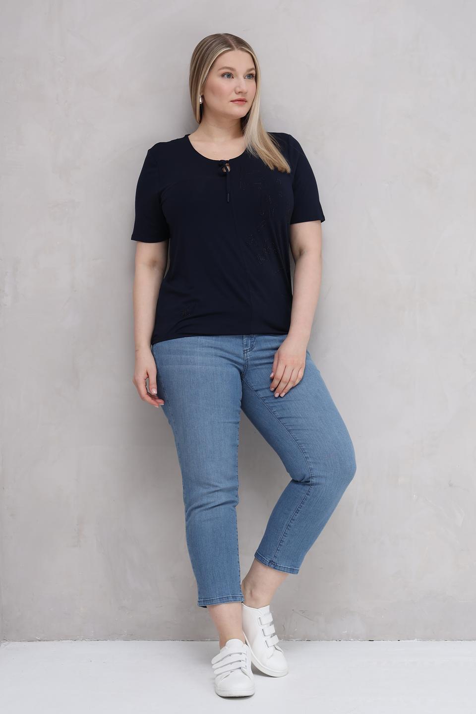 Джинсы Barbara Lebek голубые укороченные