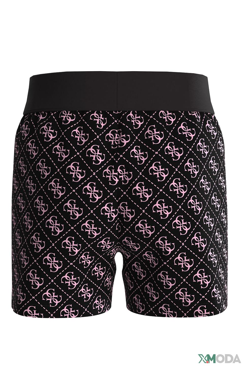 Шорты Guess с логотипом чёрные