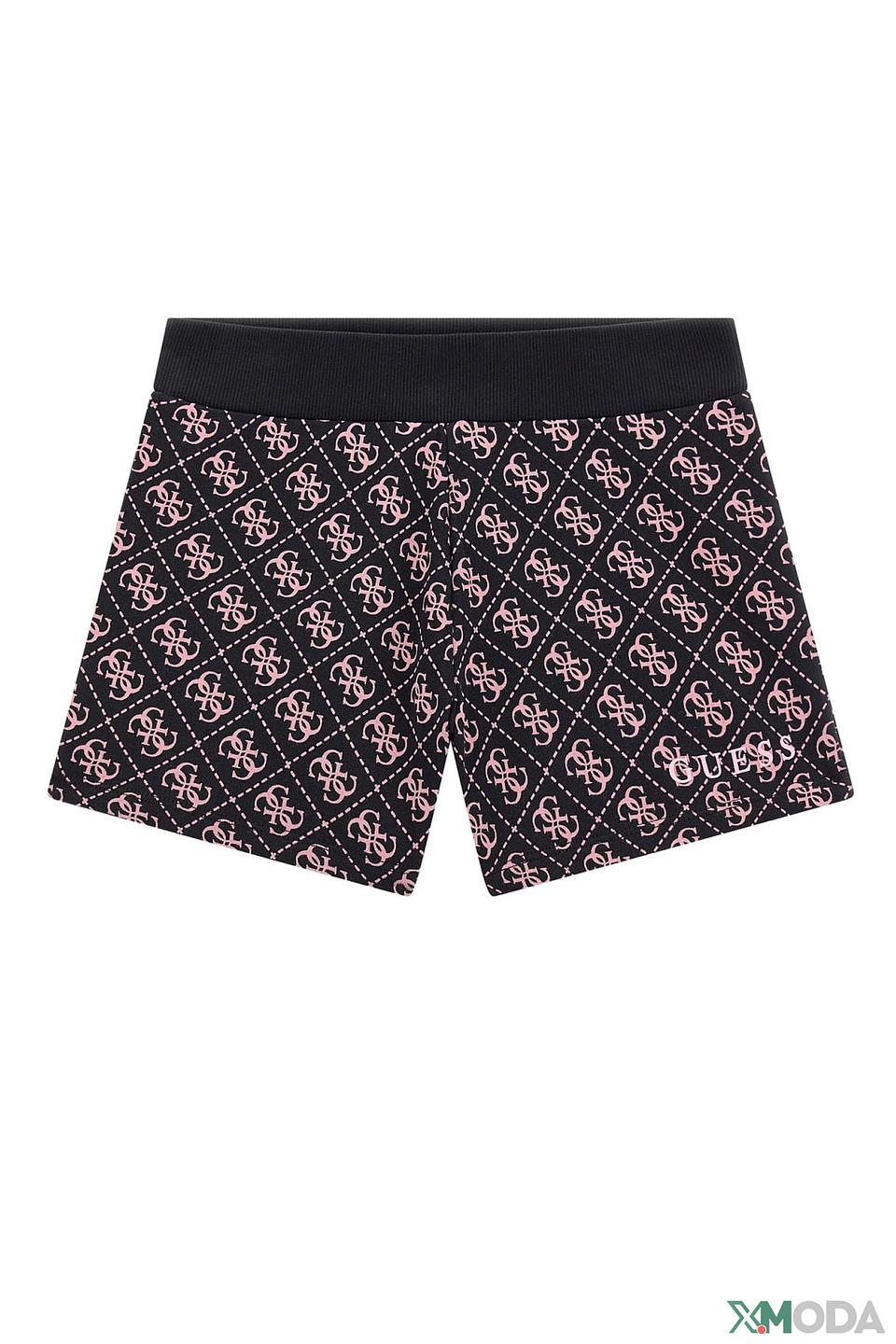 Шорты Guess с логотипом чёрные