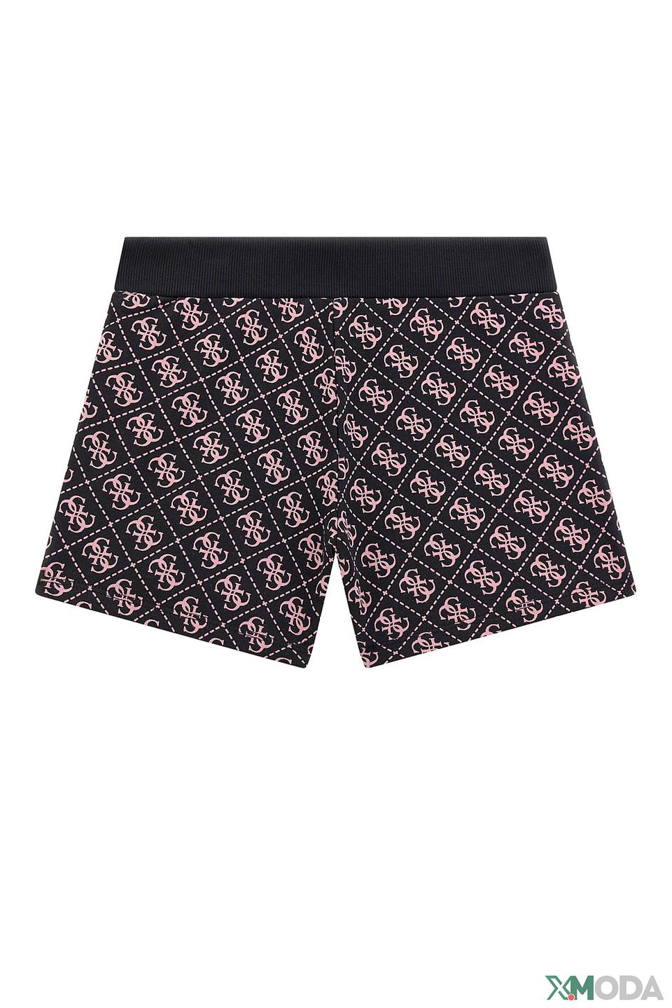 Шорты Guess с логотипом чёрные