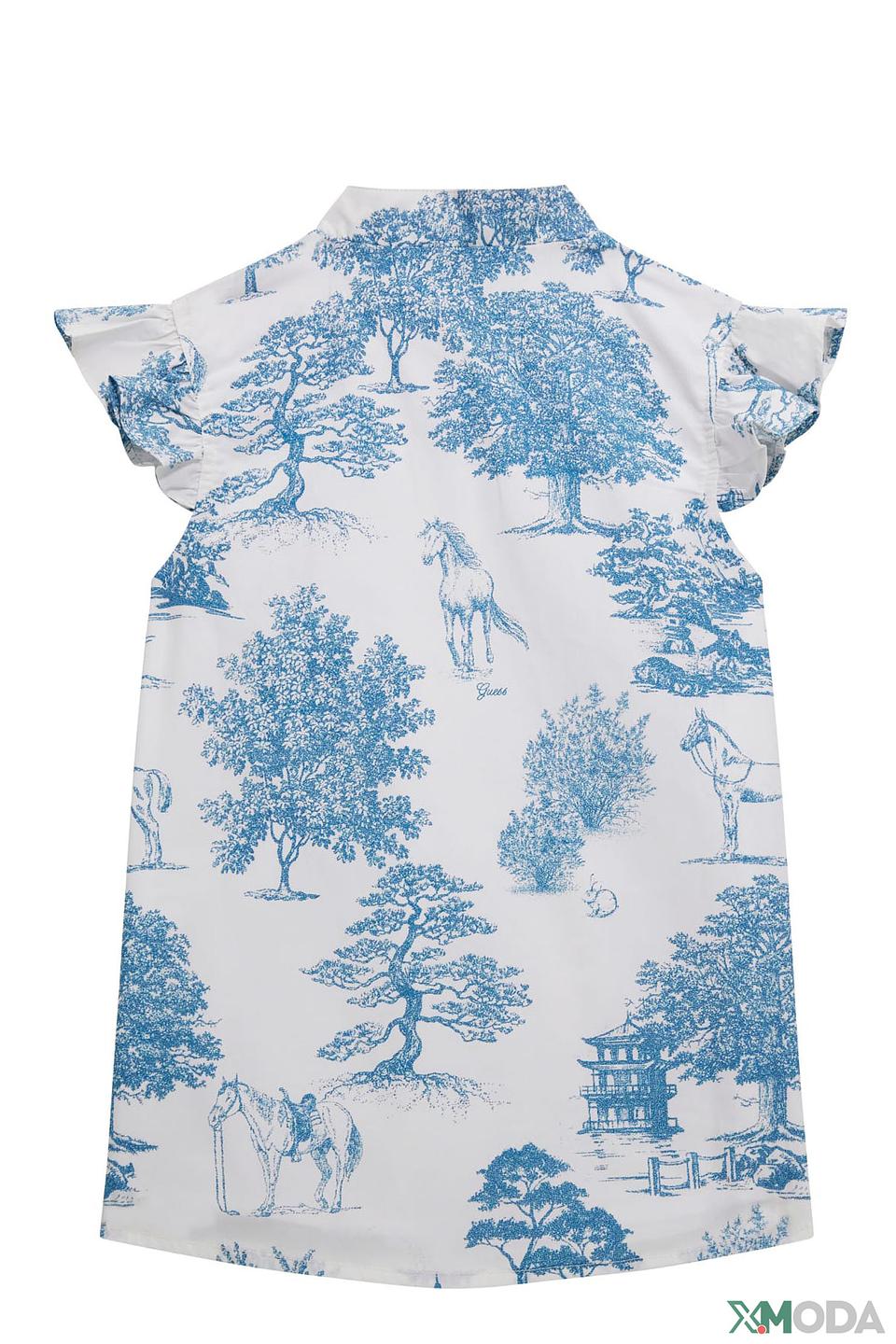 Блуза Guess с принтом "пейзаж"