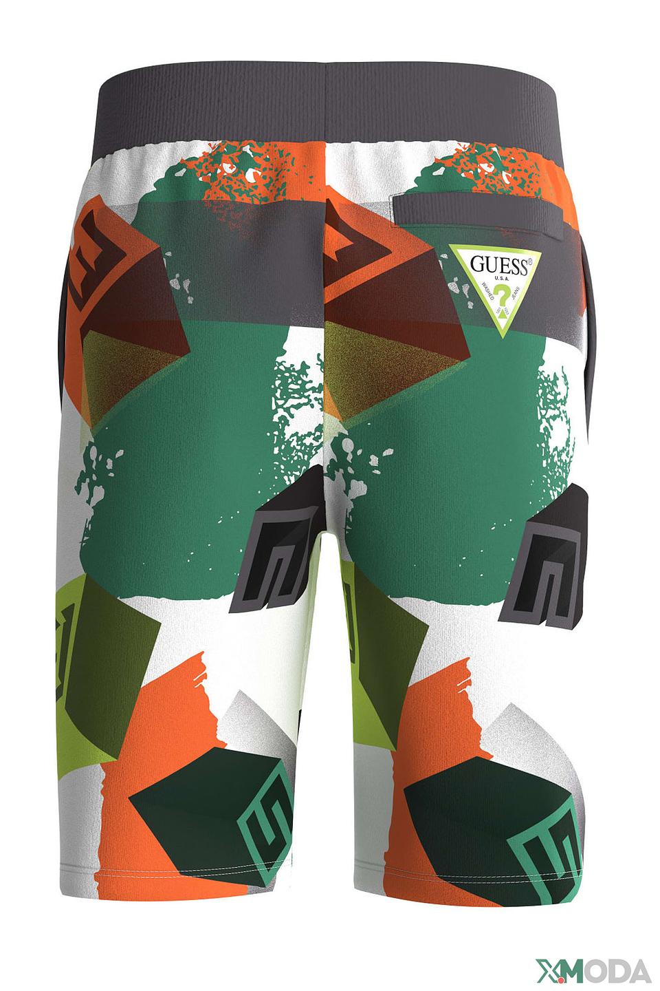 Брюки шорты Guess разноцветные