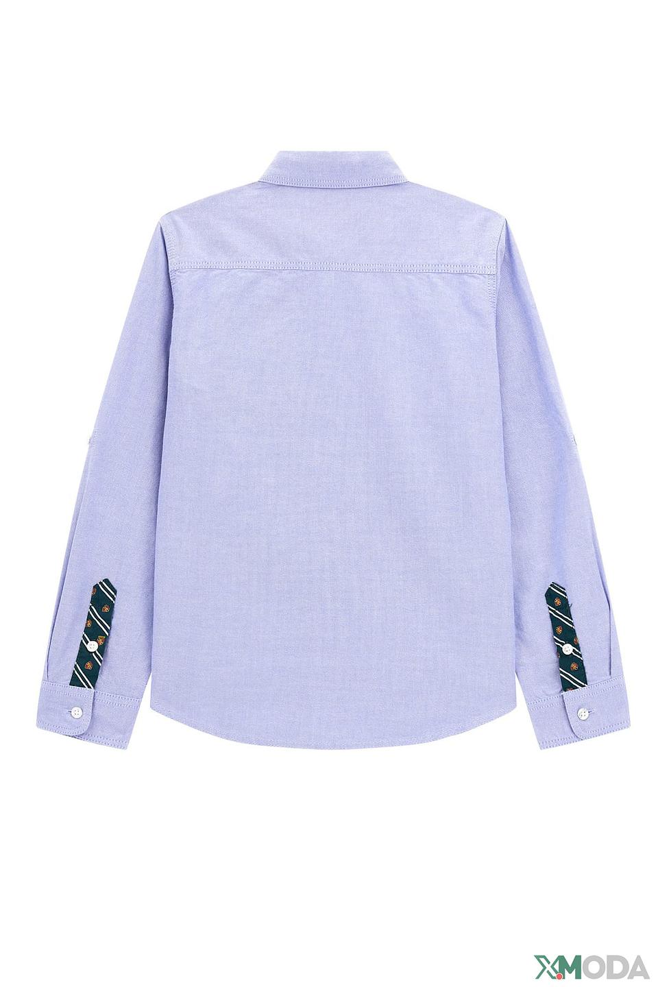 Рубашка Guess голубая с гербом