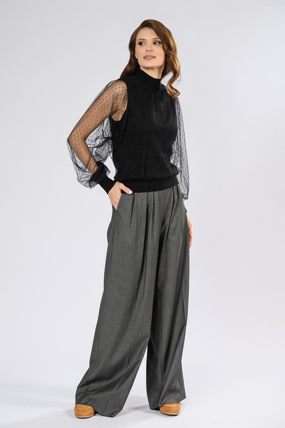 Брюки Twin Set Actitude серые в полоску