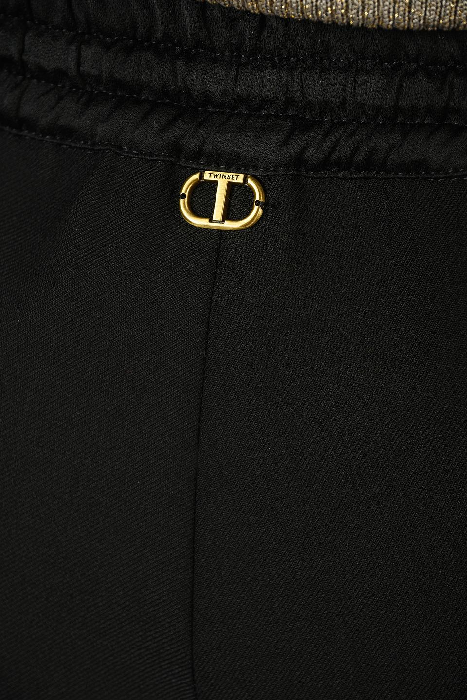 Брюки Twin Set чёрные палаццо