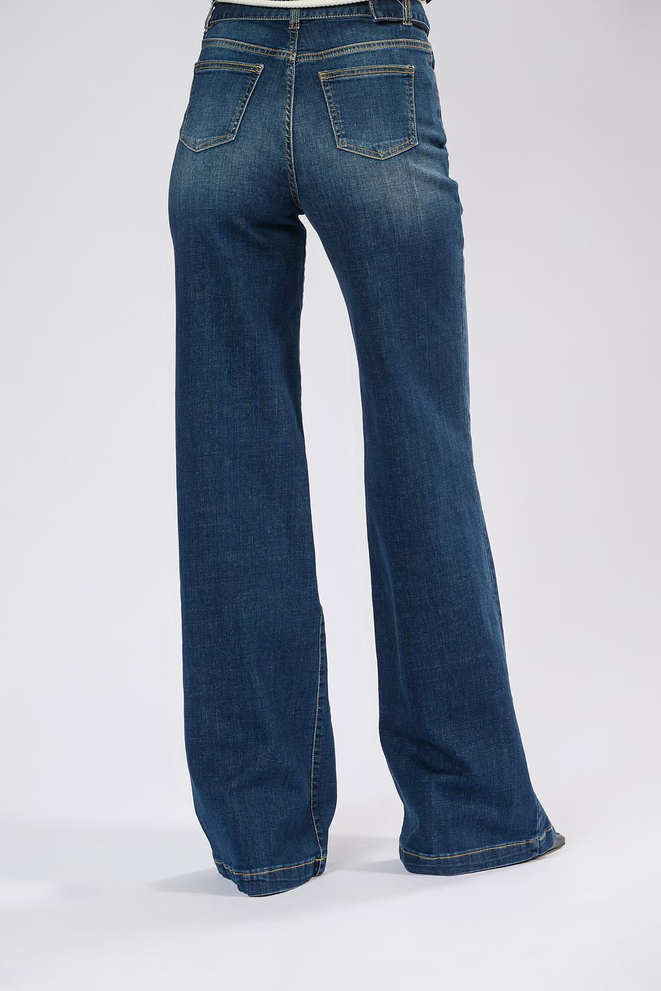 Джинсы клеш Twin Set синие