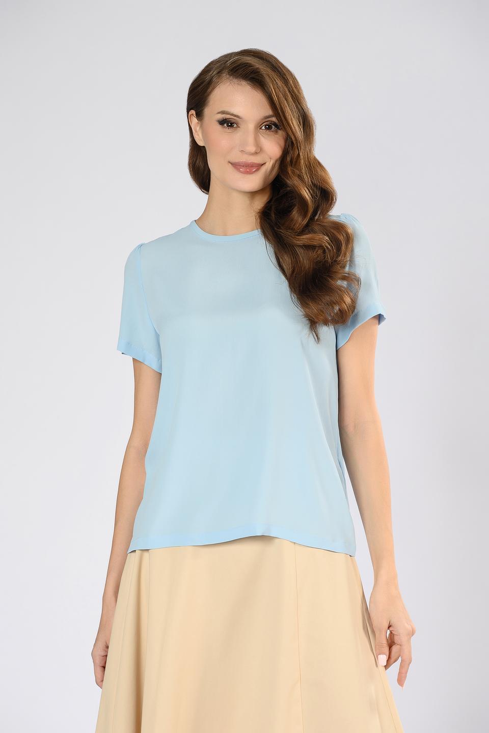 Блуза i Blues женская светло-голубая