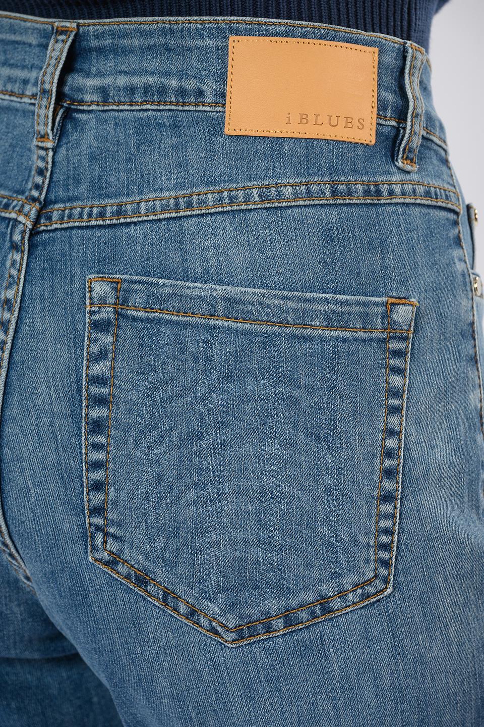 Джинсы i Blues прямого кроя голубые