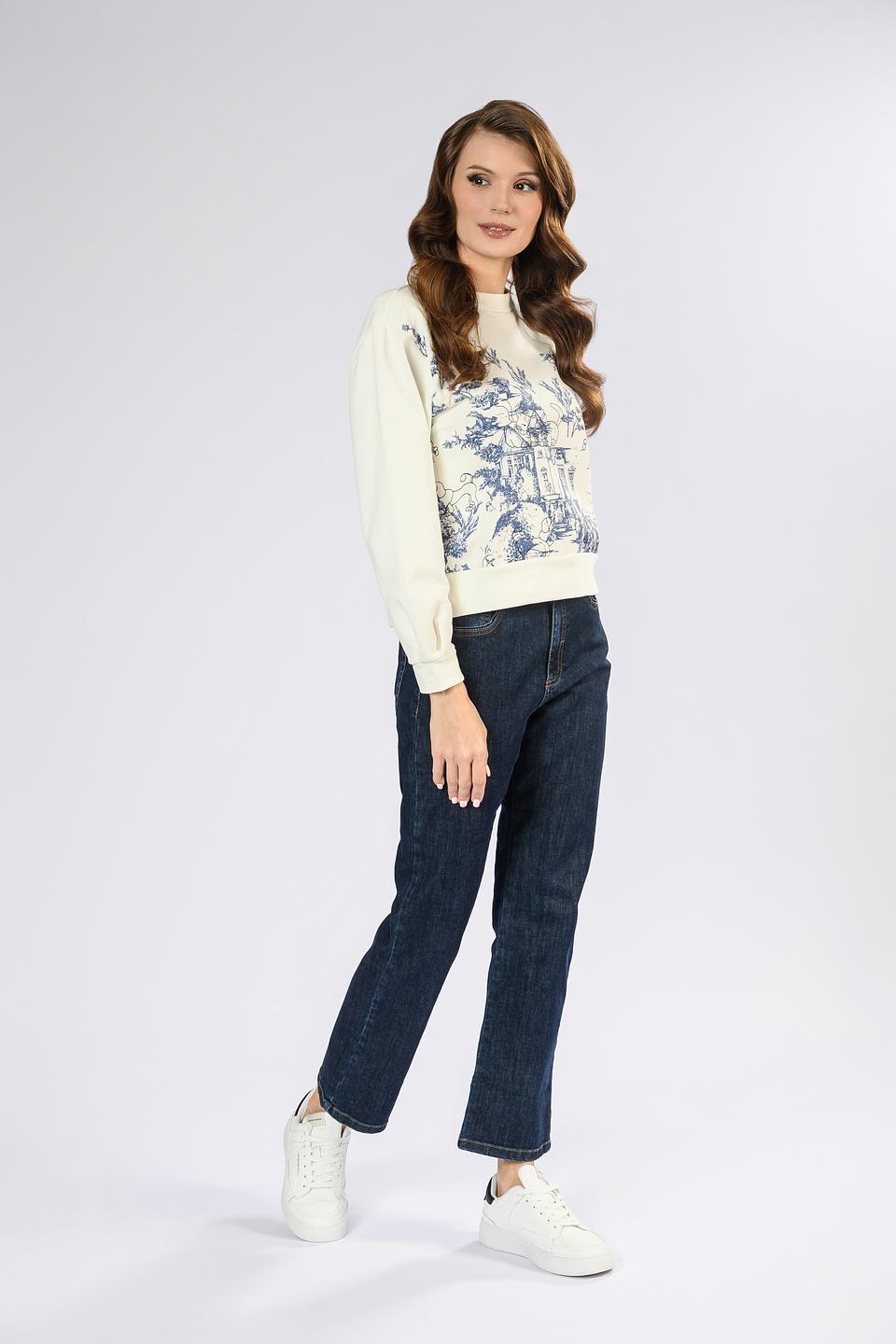 Джемпер i Blues с принтом "Городок"