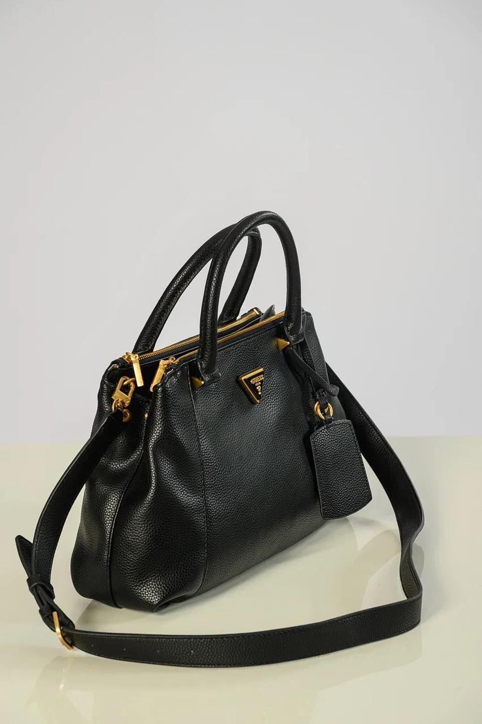 Сумка Guess с логотипом чёрная