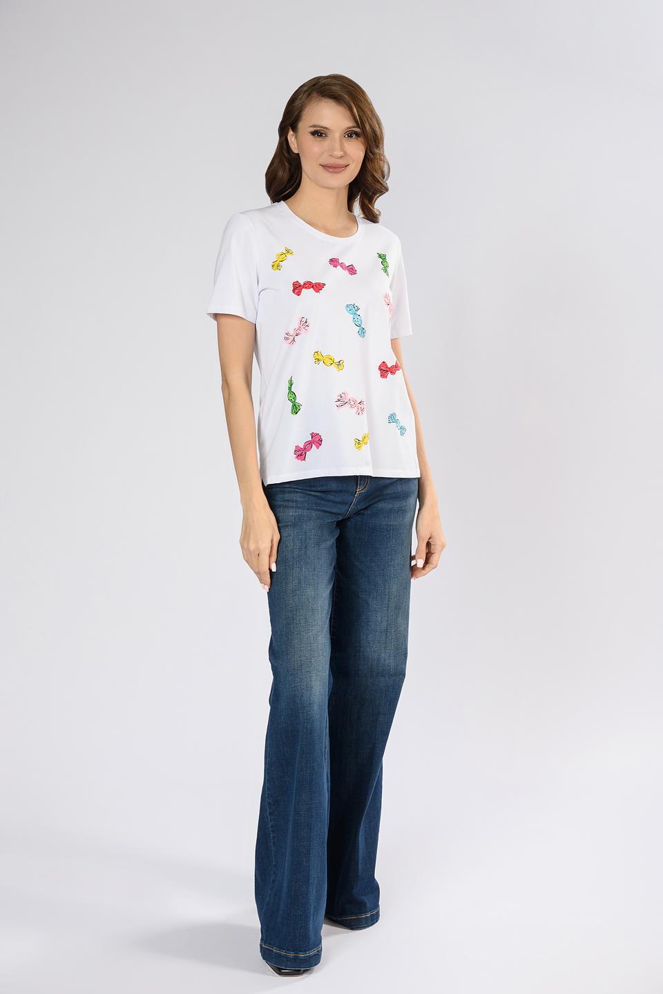 Футболка Leo & Ugo с принтом конфет