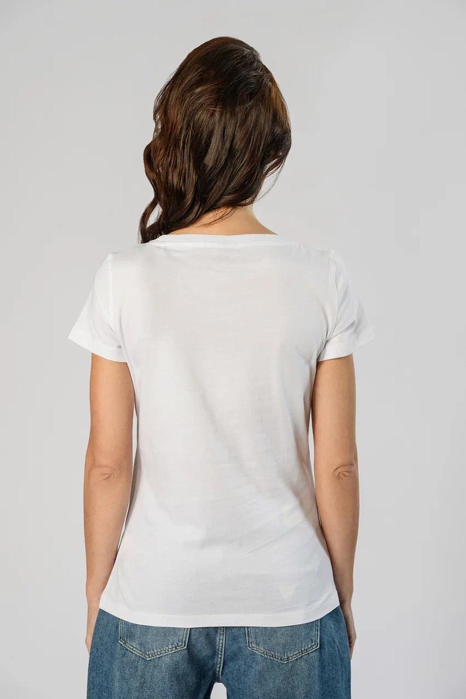 Футболка Guess с принтом белый