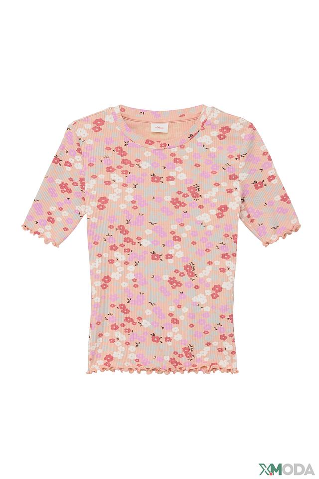 Футболка s.Oliver с цветочным принтом