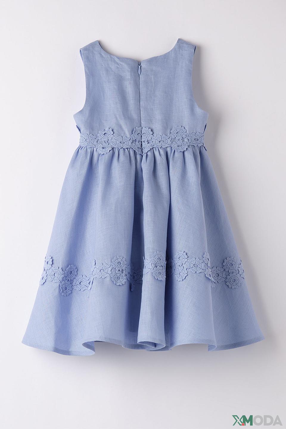 Платье Ido лен, голубой