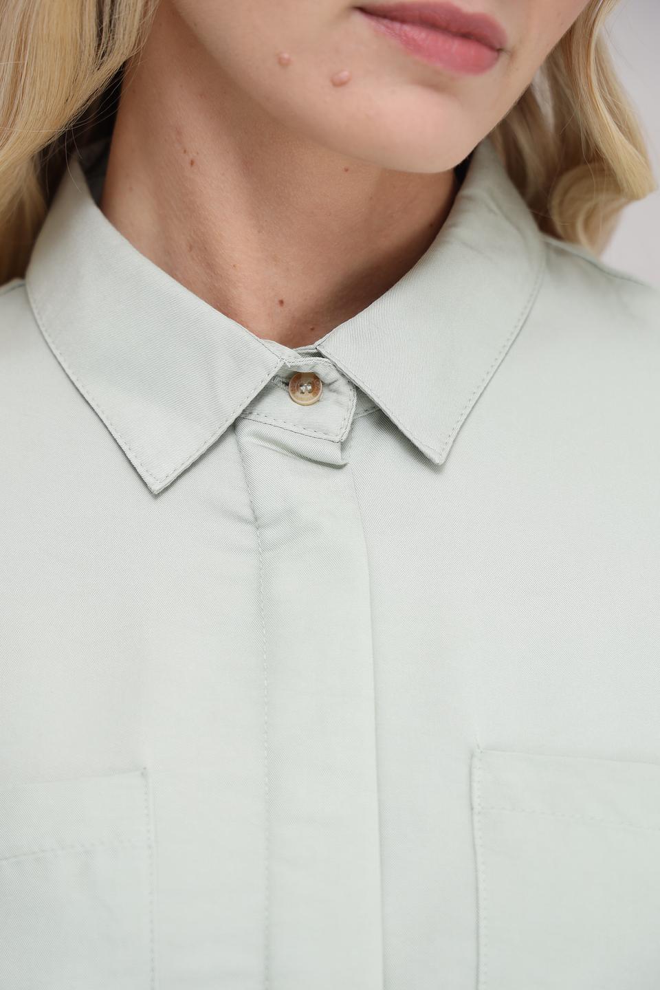 Блуза Broadway мятная с карманами