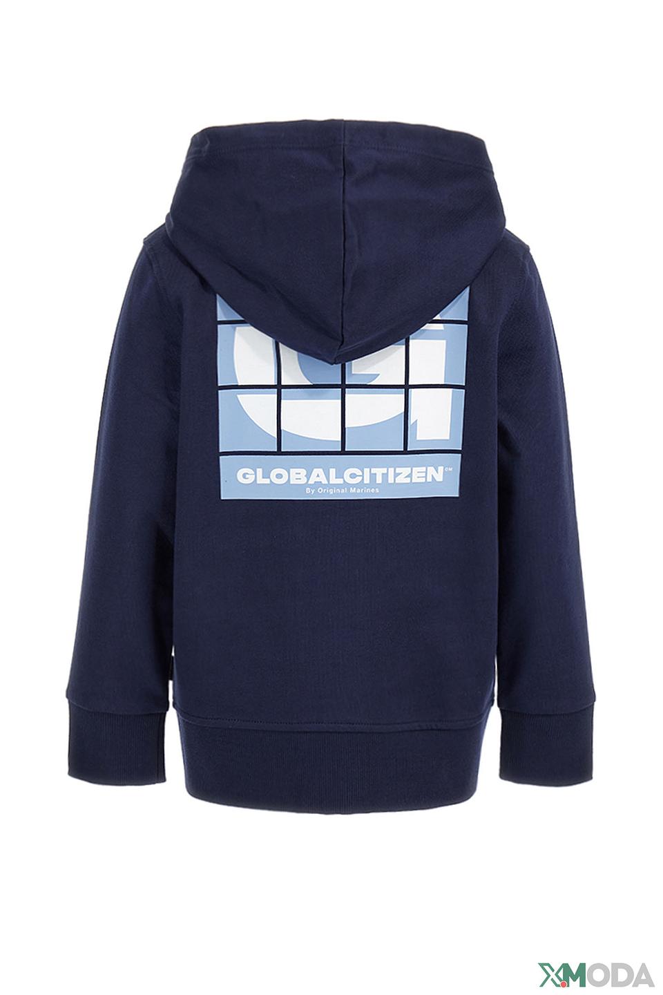 Толстовка Original Marines синяя с логотипом