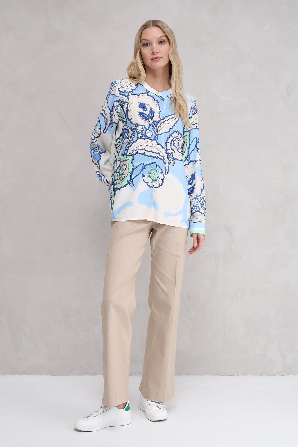 Блуза You Just White с принтом