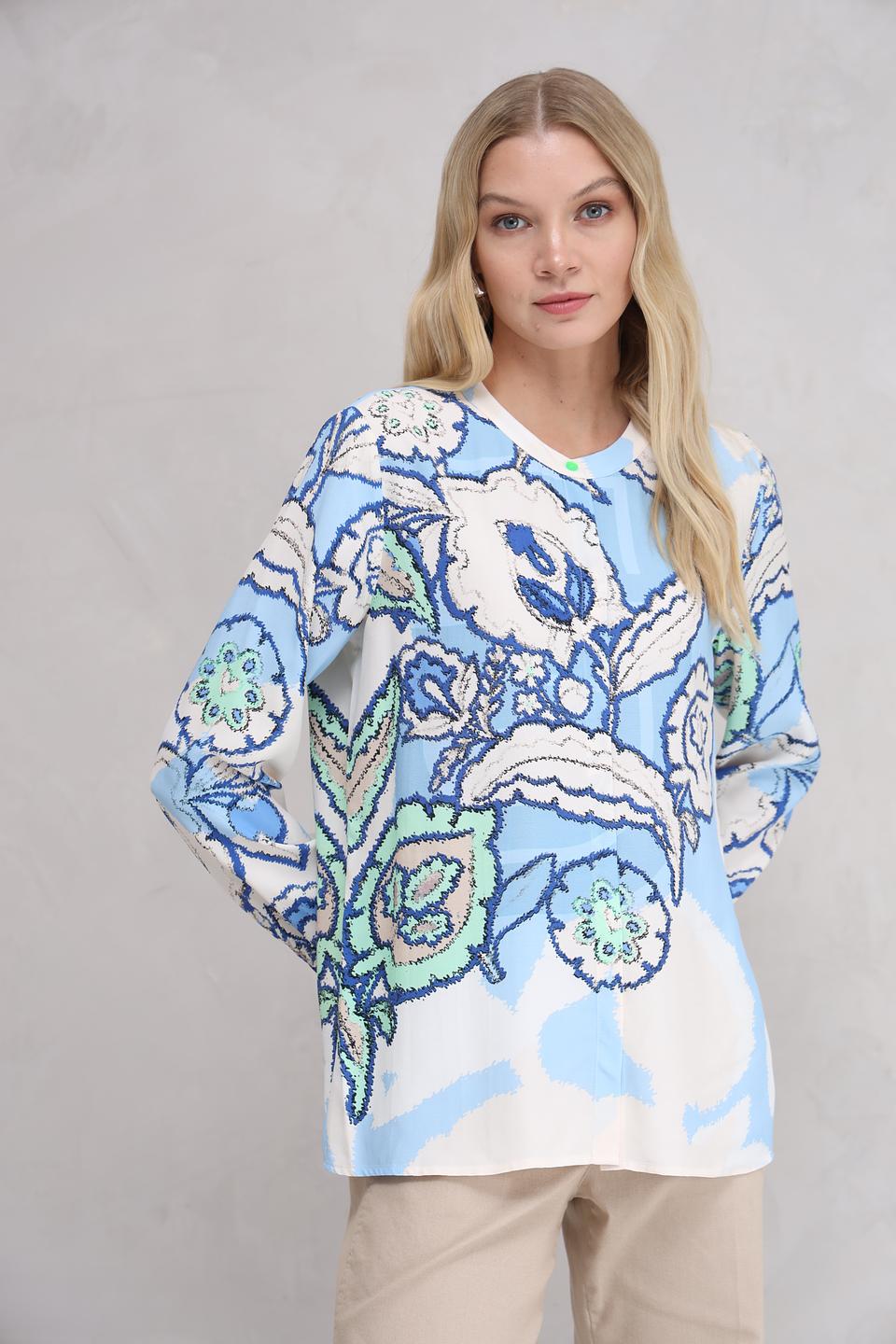 Блуза You Just White с принтом