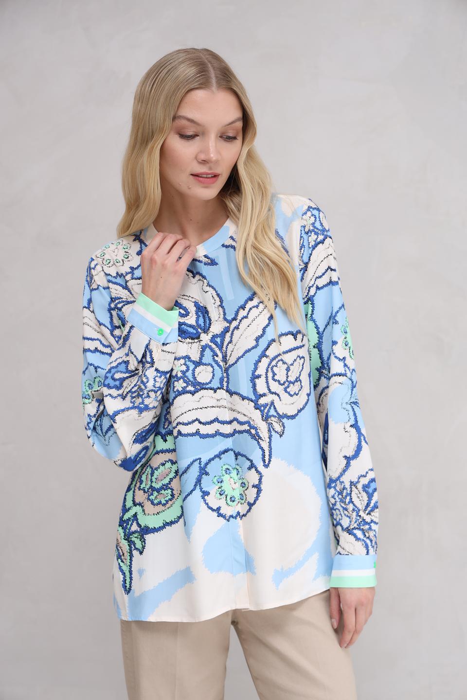 Блуза You Just White с принтом