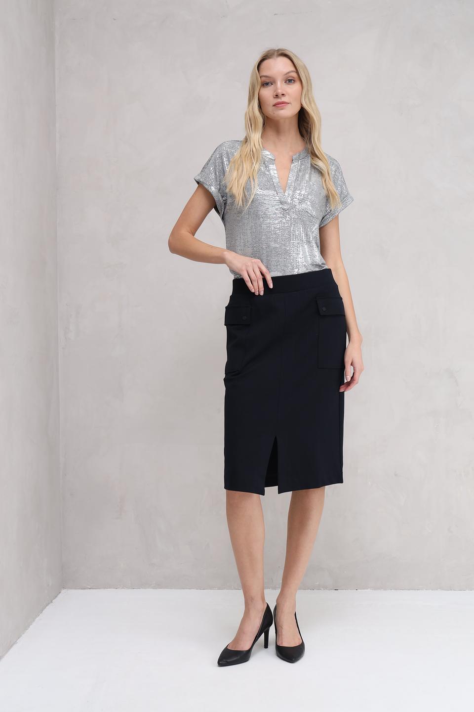 Юбка Gerry Weber чёрная с карманами