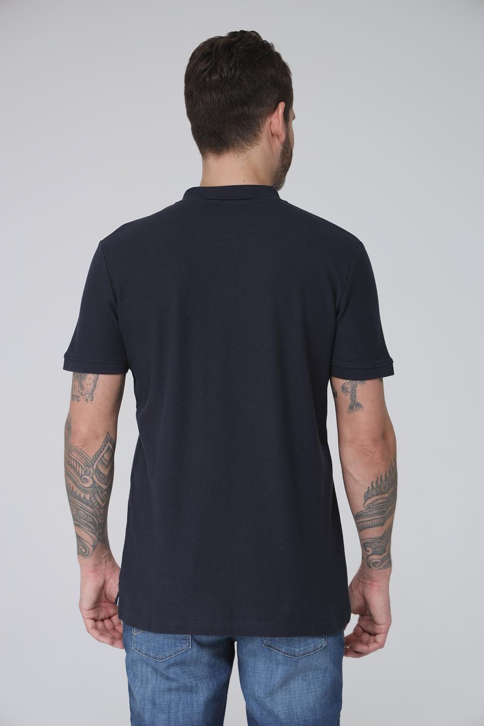 Поло Basefield мужское тёмно-синее