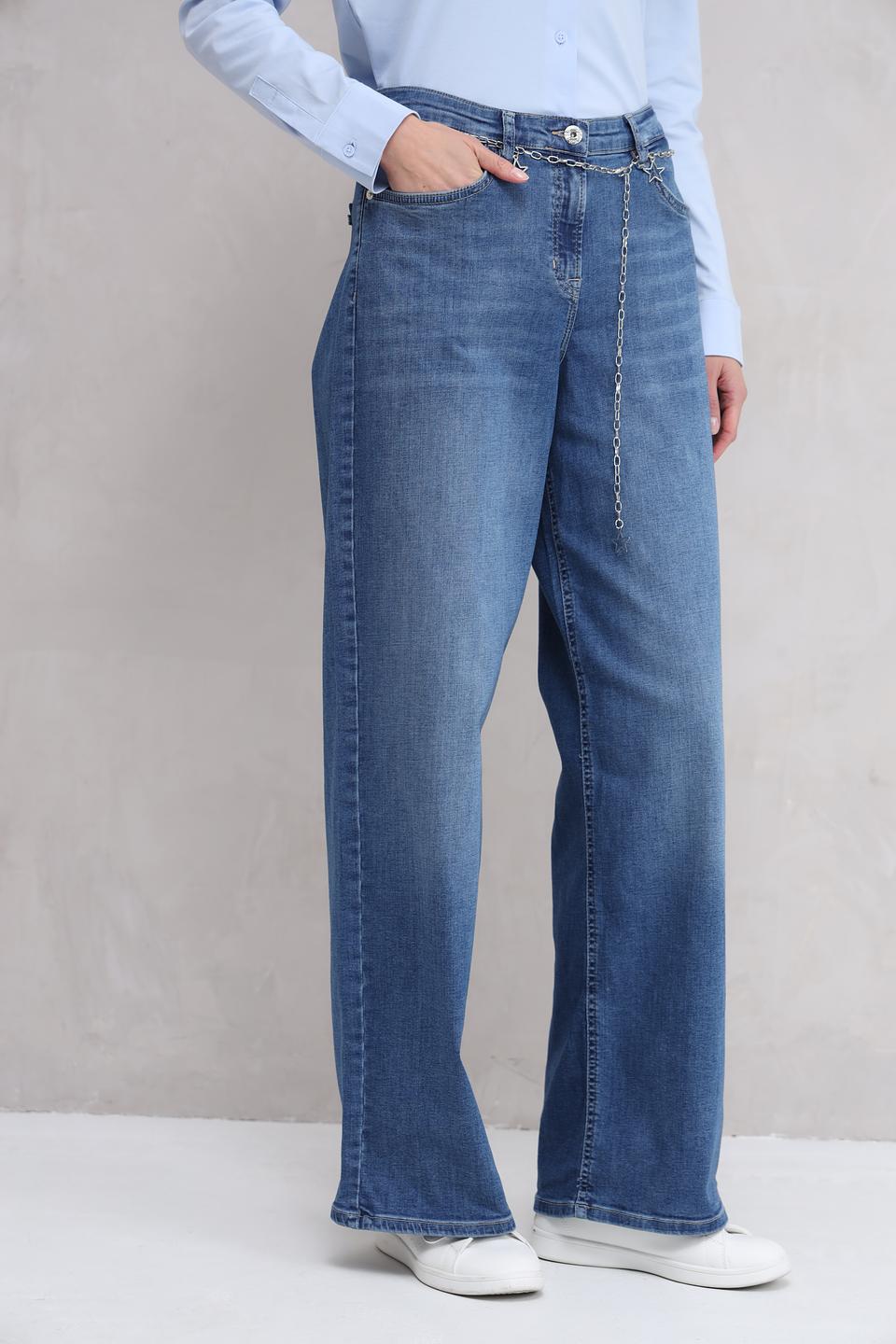 Джинсы Ppep клеш голубые