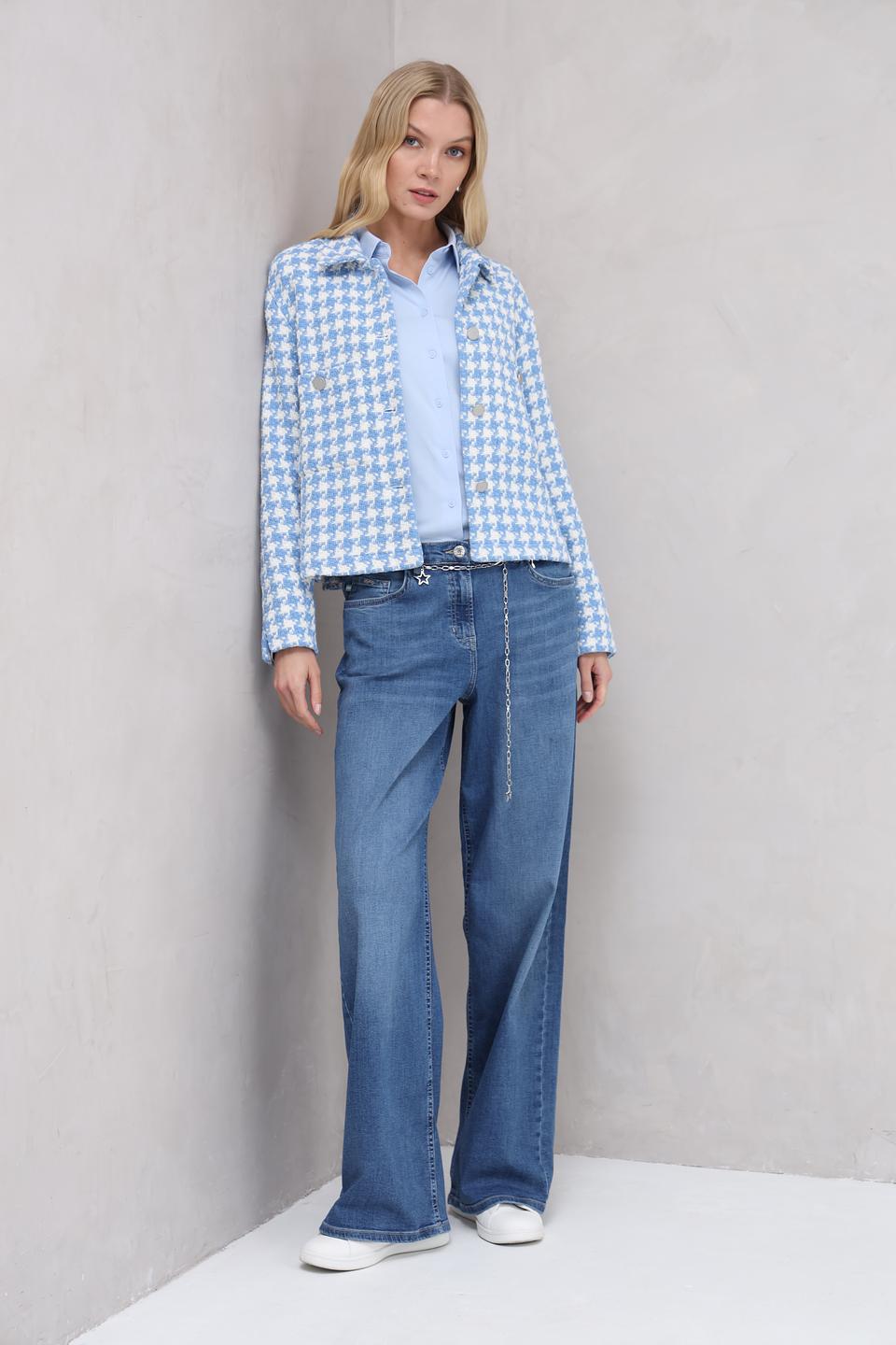 Джинсы Ppep клеш голубые