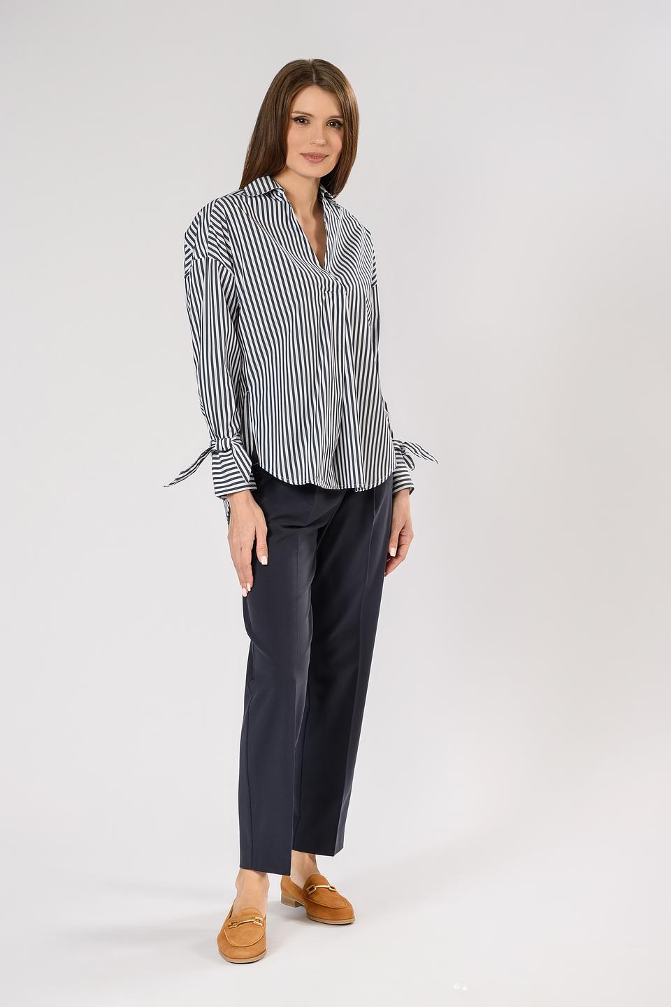 Блуза Penny Black Grey в полоску