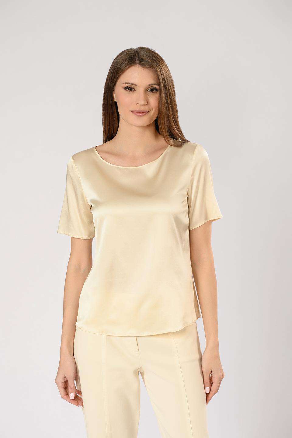 Блуза Penny Black Pink шёлковая бежевая