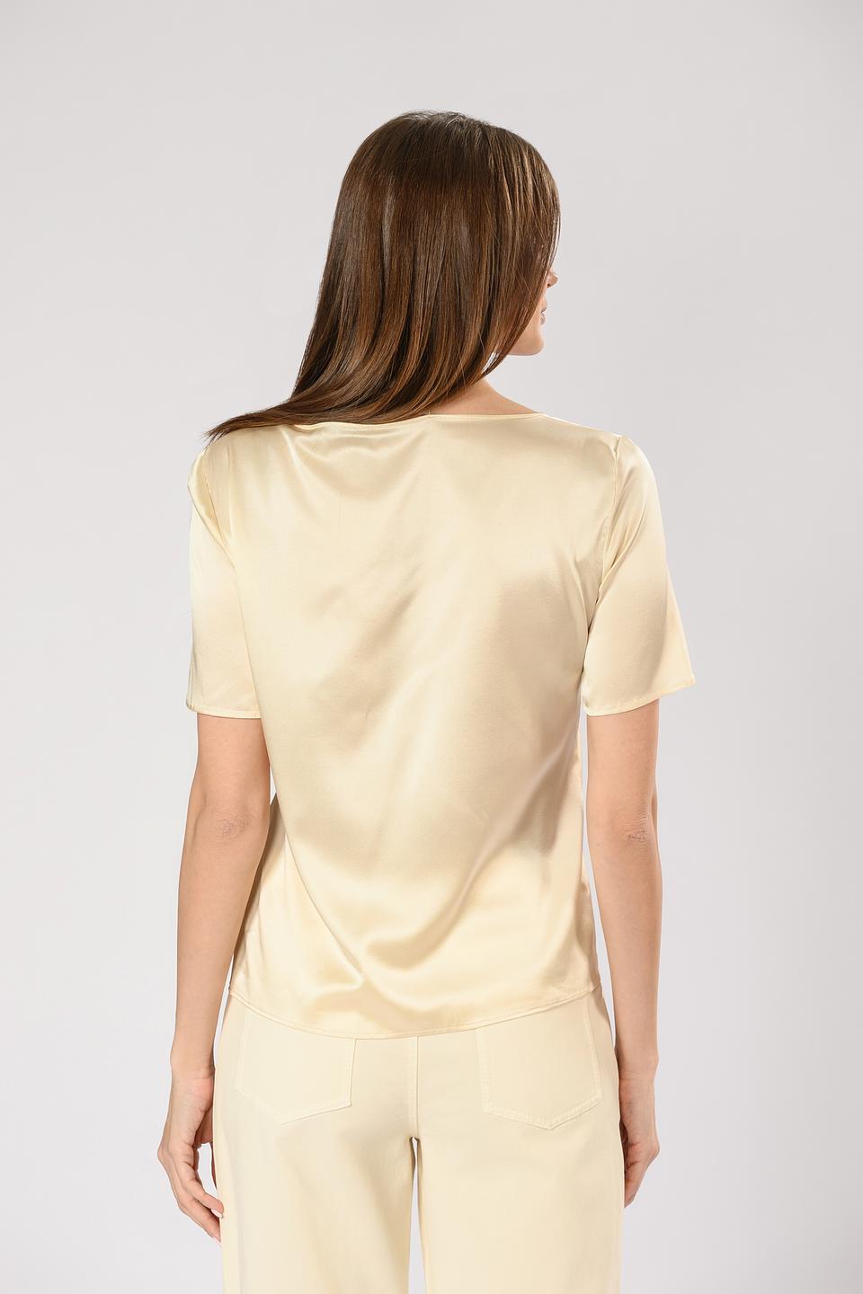 Блуза Penny Black Pink шёлковая бежевая