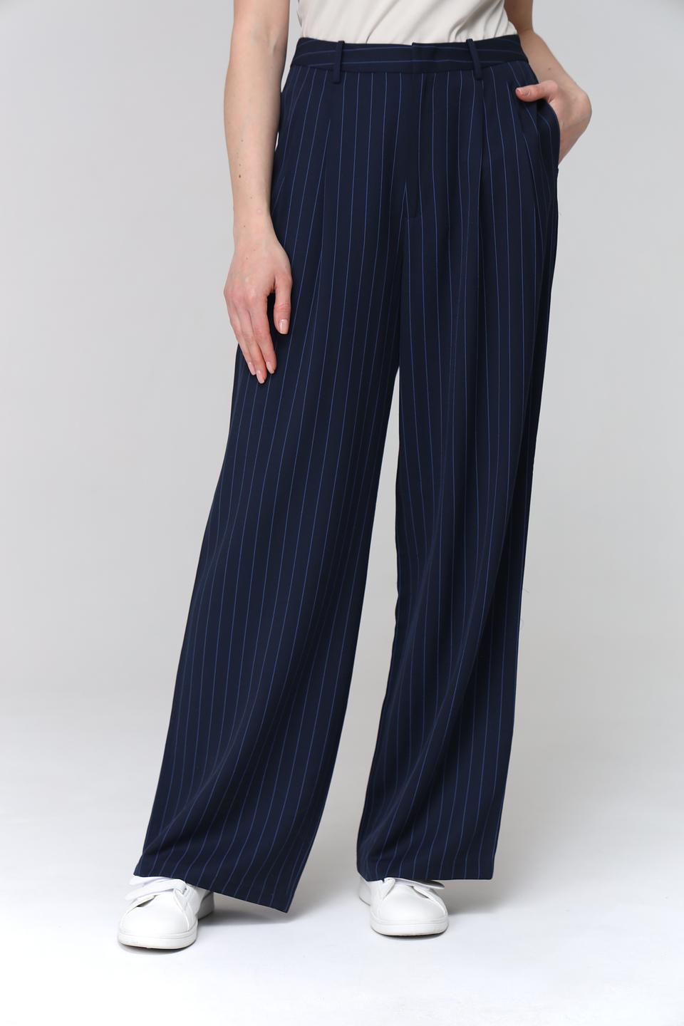 Брюки клёш Tom Tailor в полоску