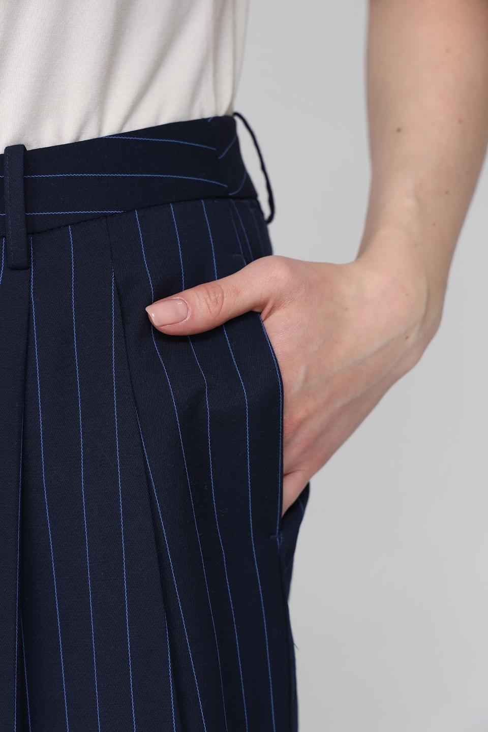 Брюки клёш Tom Tailor в полоску