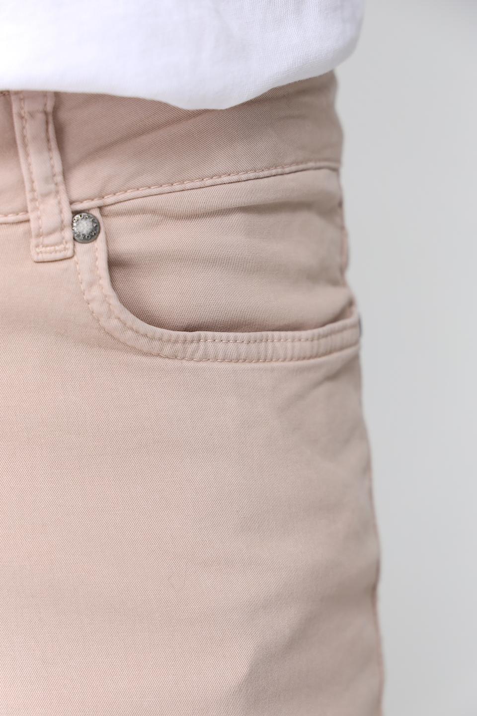 Брюки прямые More and More бежевые