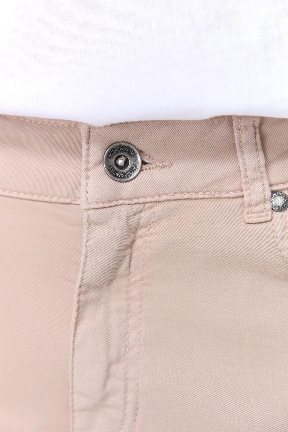 Брюки прямые More and More бежевые