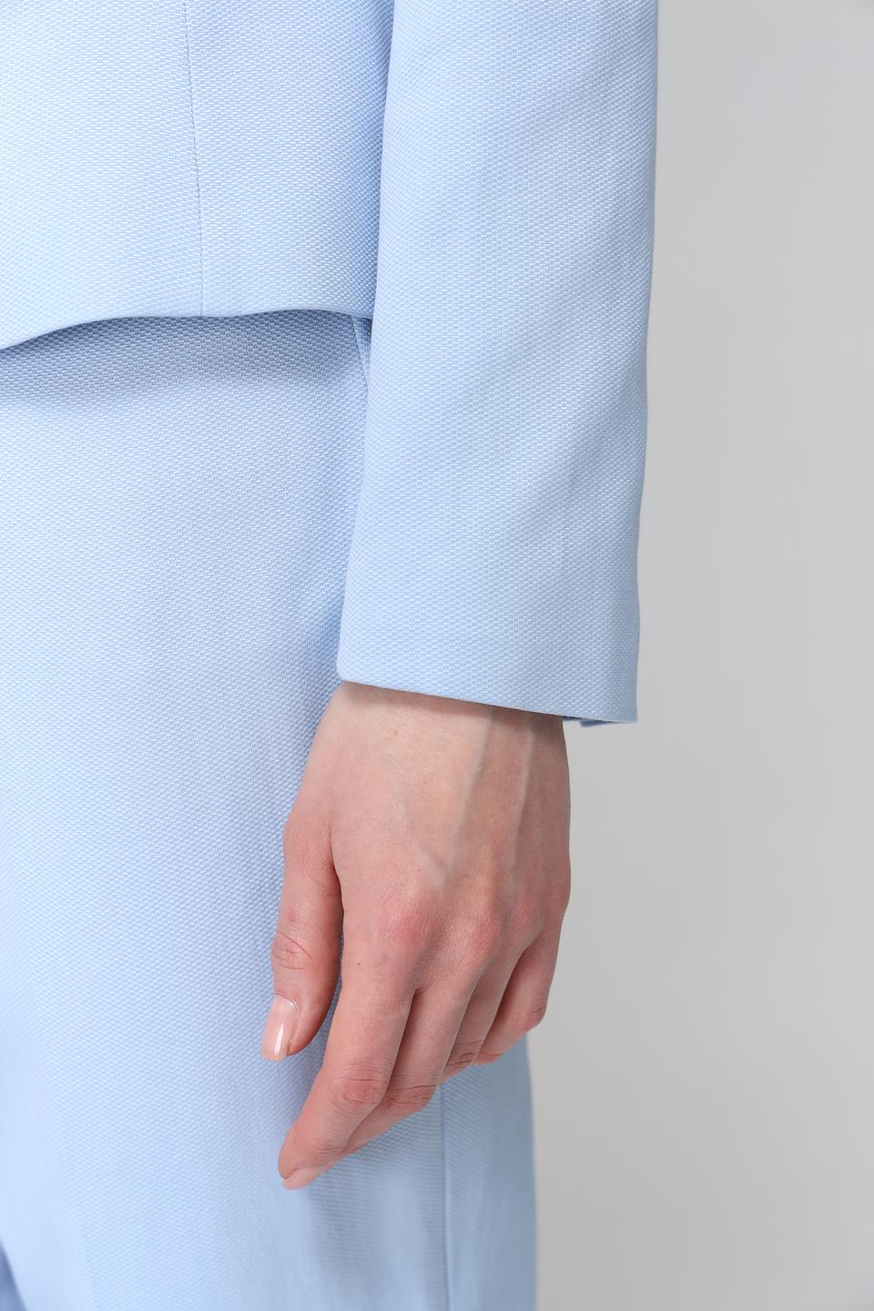 Жакет More and More голубой приталенный